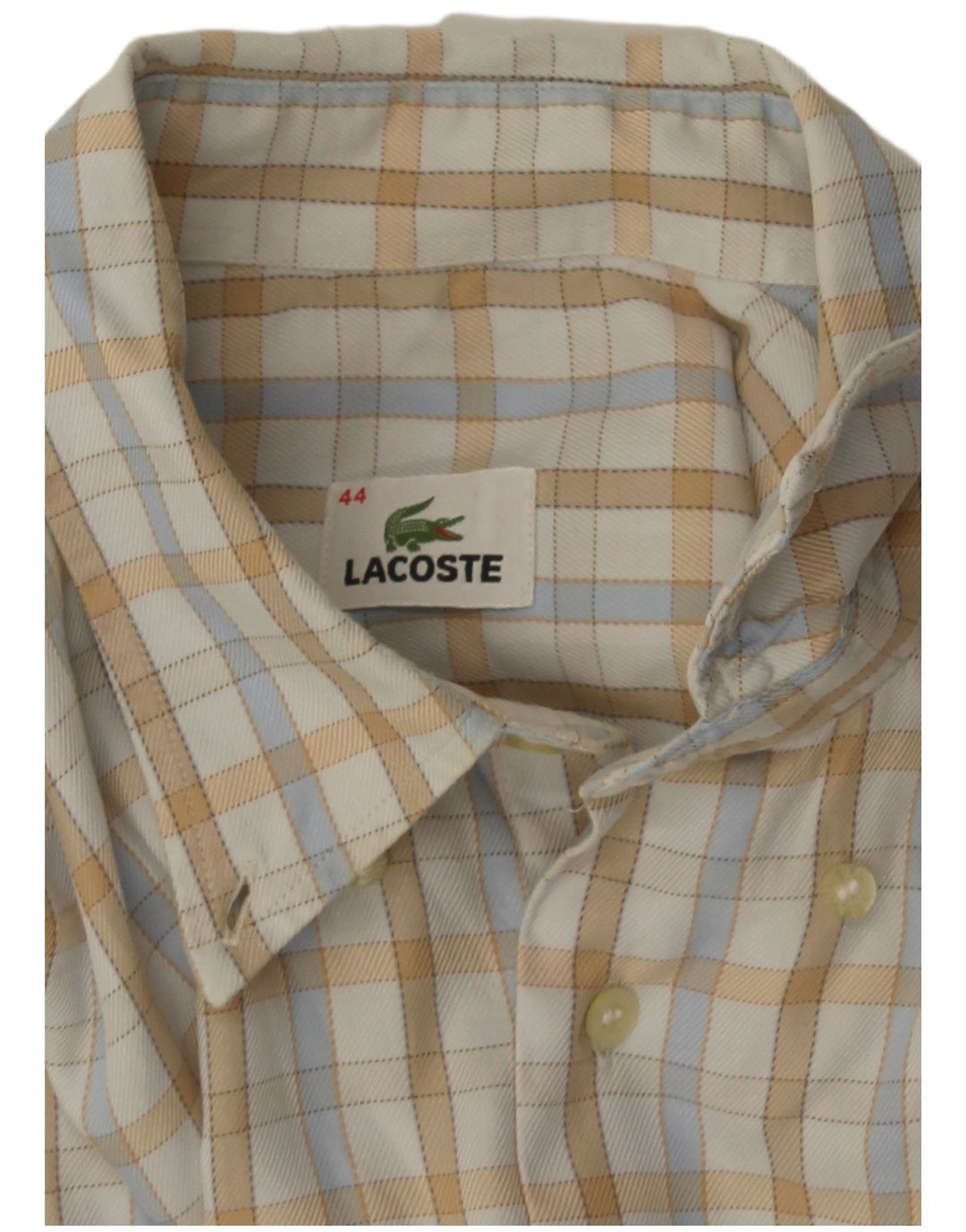 Koszula męska Lacoste rozmiar 44 XL w białą kratkę