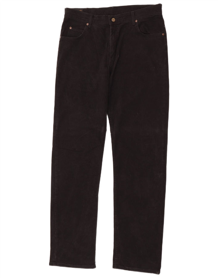 Męskie jeansy Lee Brooklyn Straight W36 L36, czarne, bawełniane