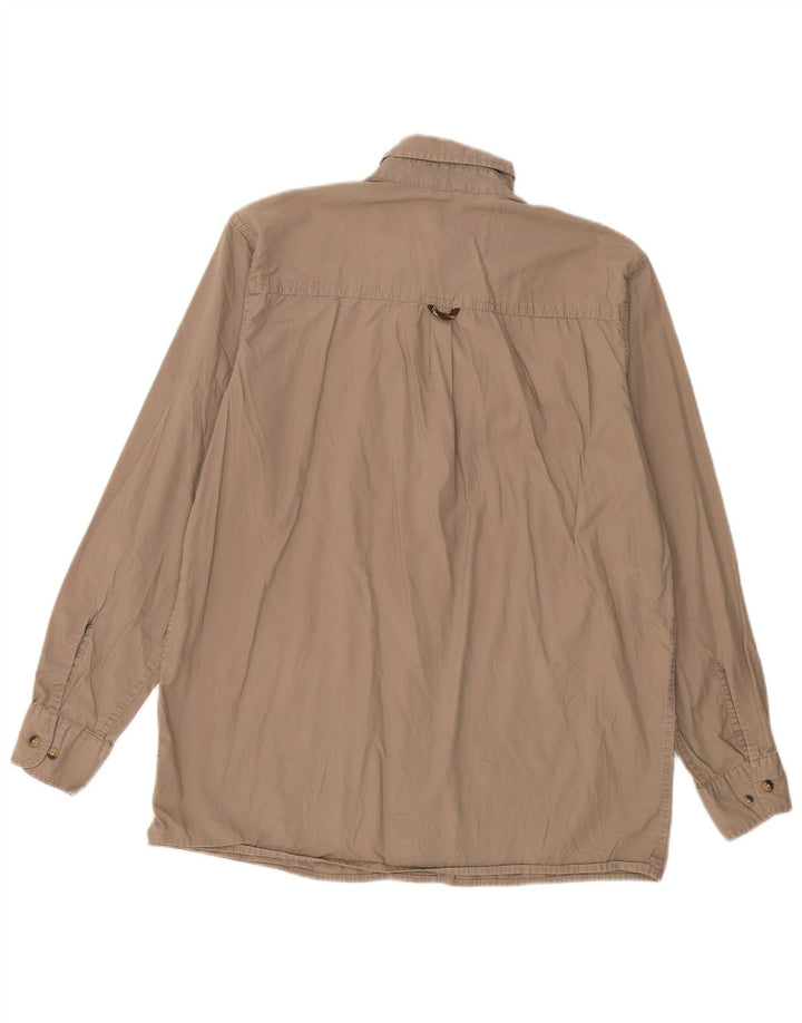 Koszula męska Wrangler, bawełniana, średnia khaki
