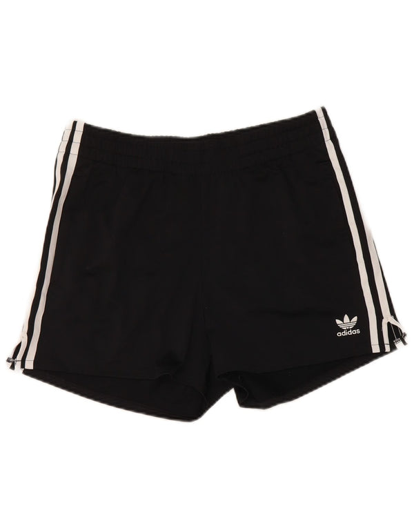 Damskie spodenki sportowe Adidas UK 10, małe, czarne, poliestrowe