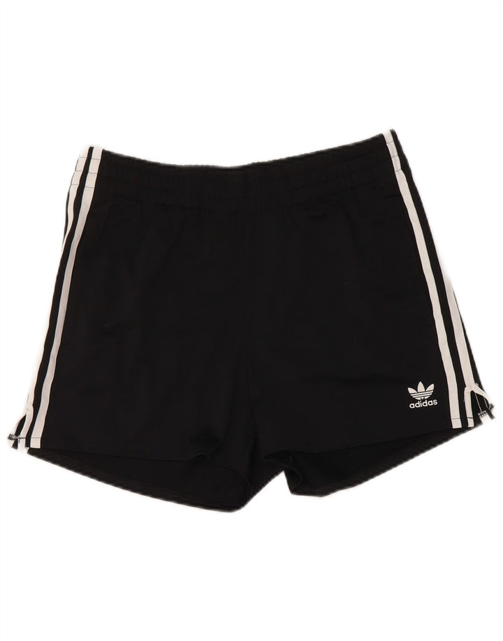Damskie spodenki sportowe Adidas UK 10, małe, czarne, poliestrowe