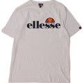 Damska koszulka z grafiką Ellesse Top UK 14 Średnia biała bawełna