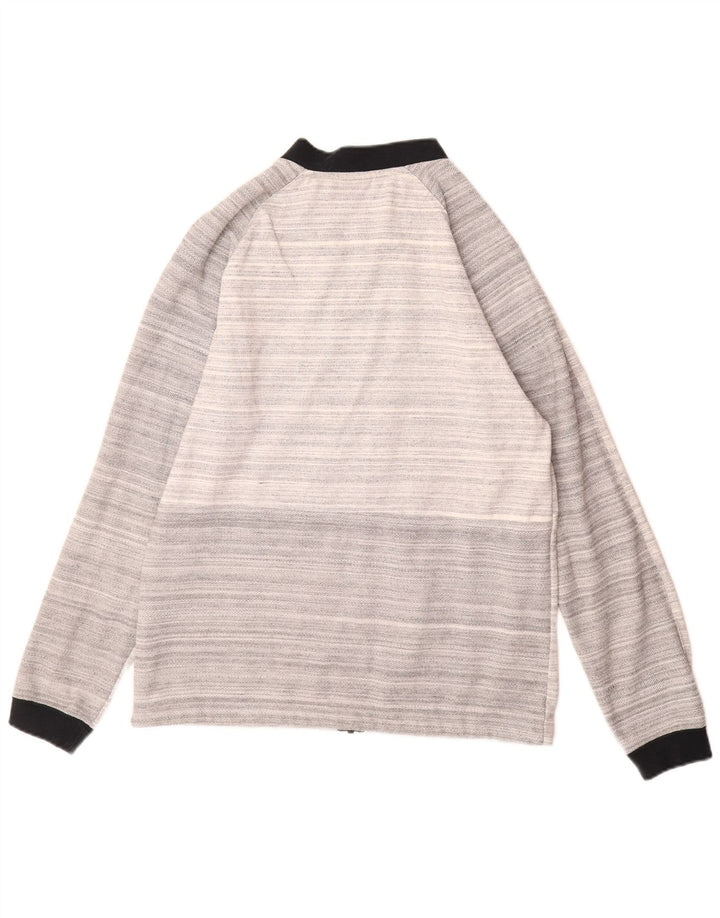 Męska bluza dresowa NIKE, bawełniana w średnie szare paski