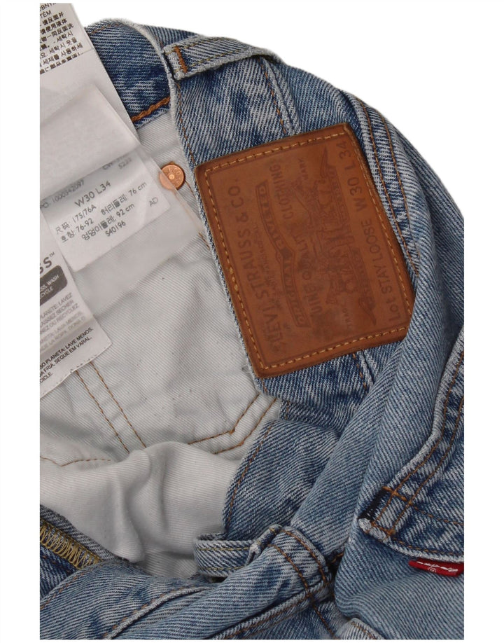 Damskie luźne dżinsy Levi's W30 L34 Niebieskie bawełniane