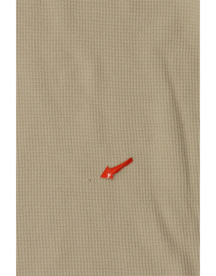 Męska koszulka polo Reebok, duża, beżowa, bawełniana