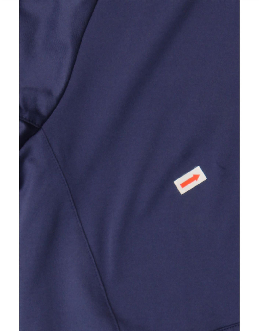 ASICS Womens Tracksuit Top Jacket UK 16 Large Navy Blue Colourblock Vintage Asics and Second-Hand Asics from Messina Hembry 