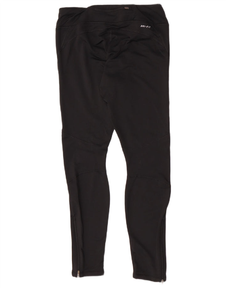 Damskie legginsy Nike Dri Fit UK 12, średni czarny poliester