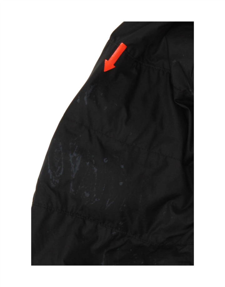 Chłopięca wyściełana kurtka z kapturem i kapturem Nike 13-14 lat XL, czarna, poliestrowa