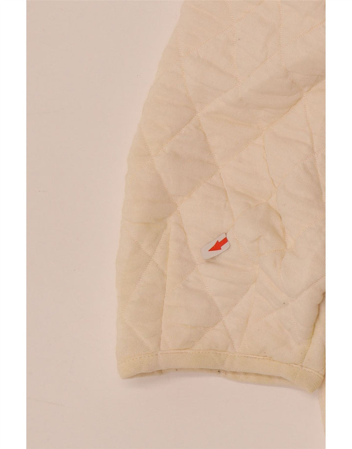 Marks & Spencer Damska pikowana kurtka oversize UK 12 Medium Off White