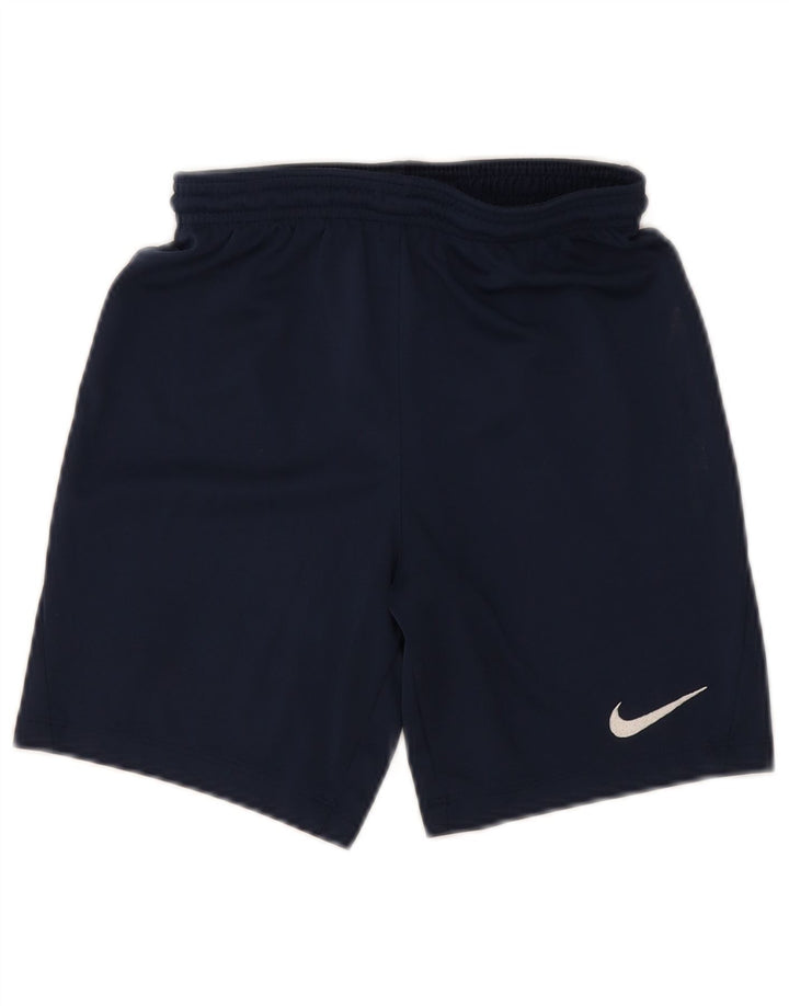 Chłopięce spodenki sportowe Nike Dri Fit 10-11 lat, średni granatowy poliester