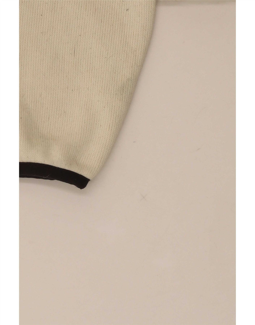 Damska bluza oversize z zamkiem 1/4 Dkny UK 6 XS w kolorze złamanej bieli Poliester