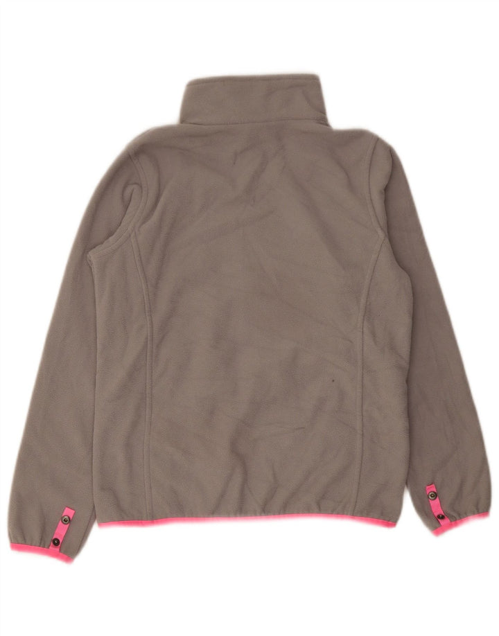 Kurtka polarowa The North Face dziewczęca 10-11 lat, średnio szara, nakrapiana