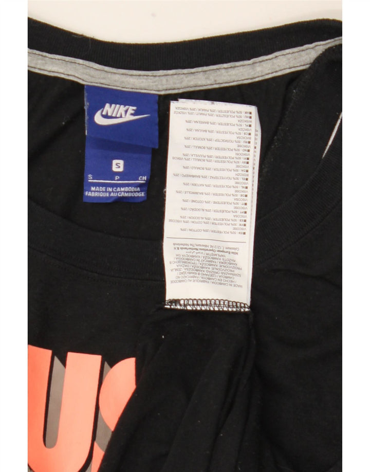 Damska kamizelka z grafiką Nike Top UK 10, mała, czarna, poliester