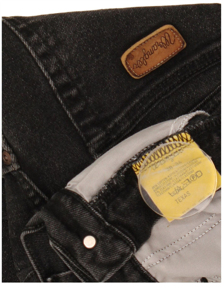Męskie jeansy Wrangler Texas Straight W38 L28, czarne, bawełniane