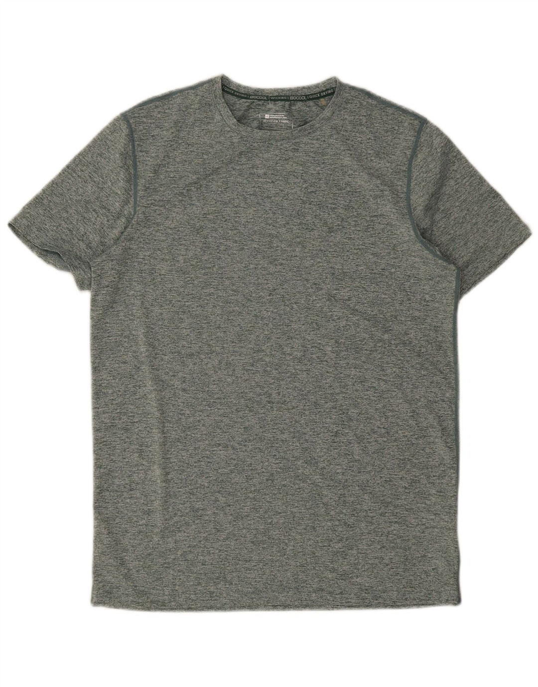 MOUNTAIN WAREHOUSE Męski T-shirt Top, mały, zielony, nakrapiany poliester