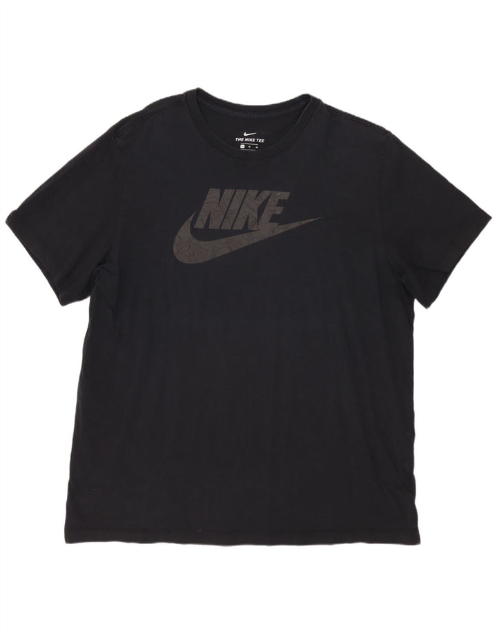 Męski T-shirt z grafiką NIKE, XL, czarny