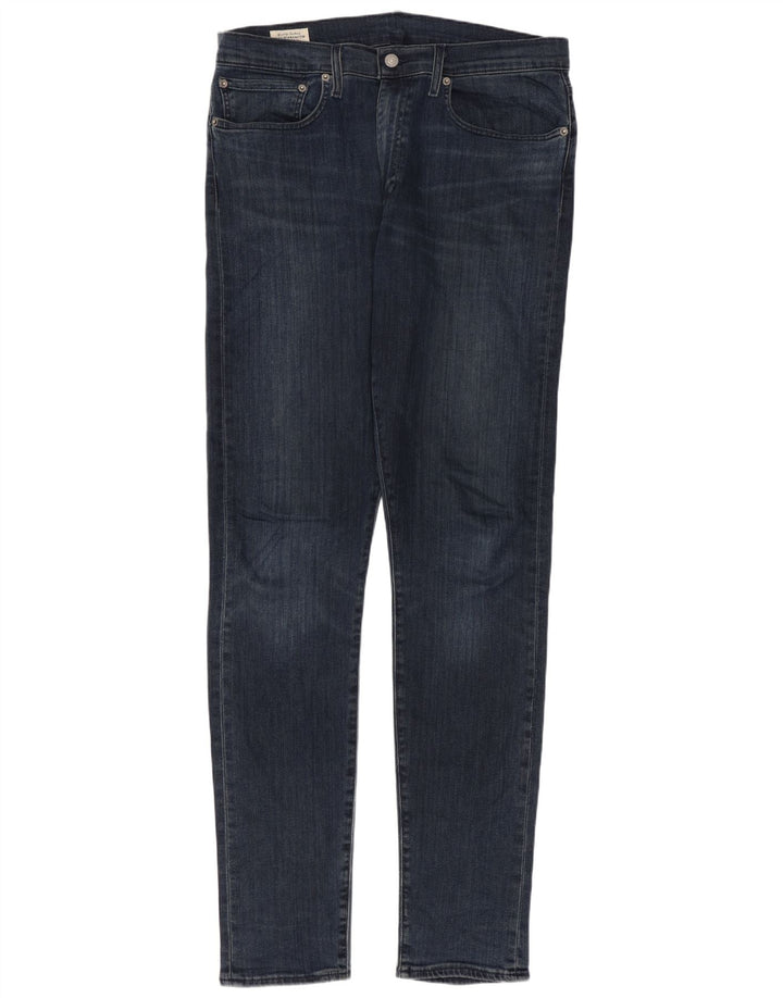 Damskie jeansy Levi's 512 Slim Tapered W34 L36 Granatowe