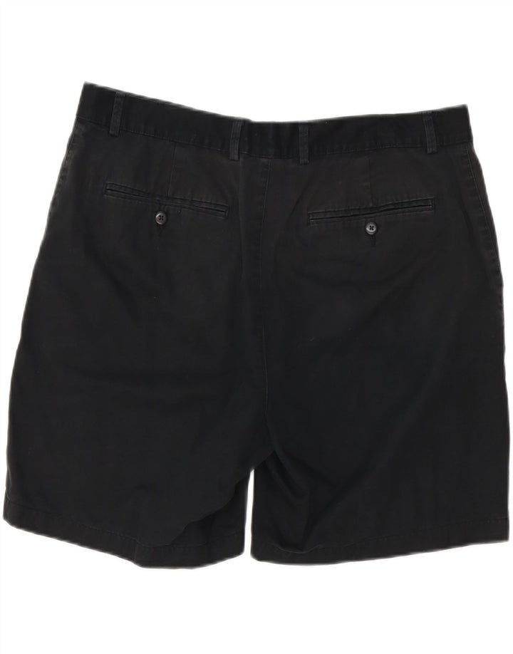 Męskie spodenki Chino IZOD W36, duże, czarne, bawełniane