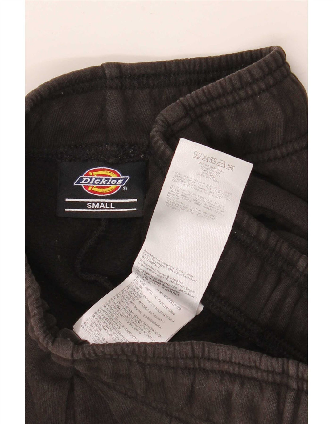 Męskie spodnie dresowe Dickies, małe, czarne, bawełniane