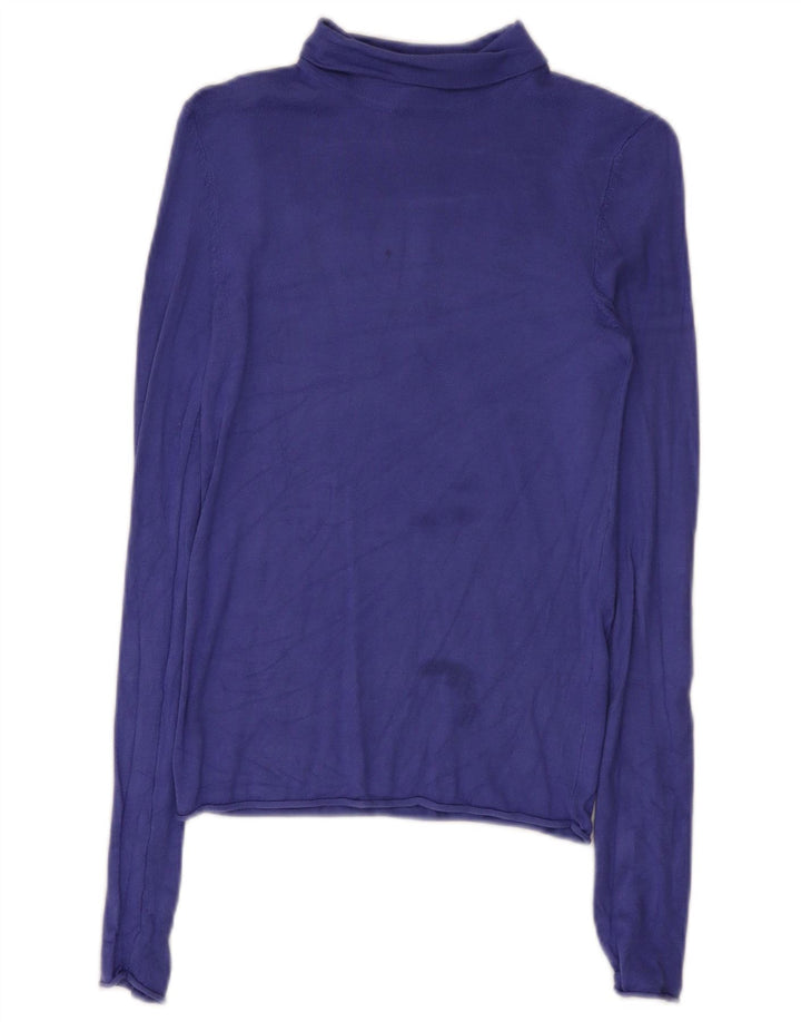 Damski top z długim rękawem Zara UK 8 Small Purple Wiskoza