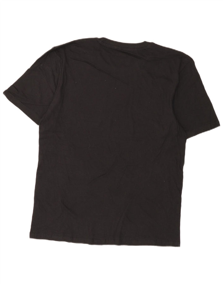 Męski T-shirt Nautica, duży, czarny, bawełniany
