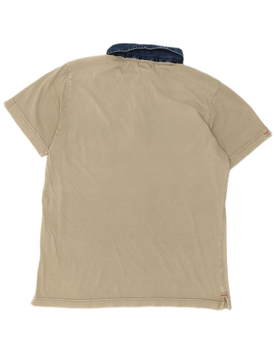 Męska koszulka polo Marlboro Classics z grafiką, duża, zielona, z blokami kolorów