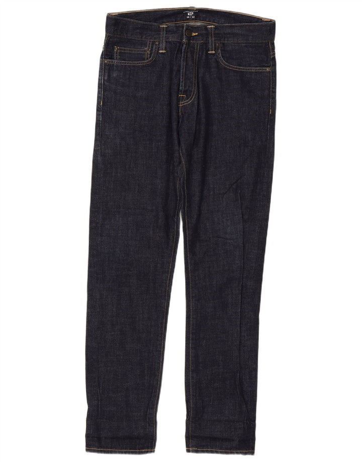 Jeansy Carhartt Męskie W30 L32 Granatowe Bawełniane