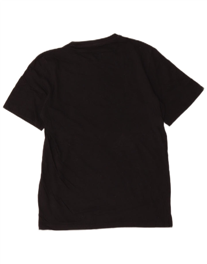 Męski T-shirt z grafiką Jack & Jones, mały, czarny, bawełniany