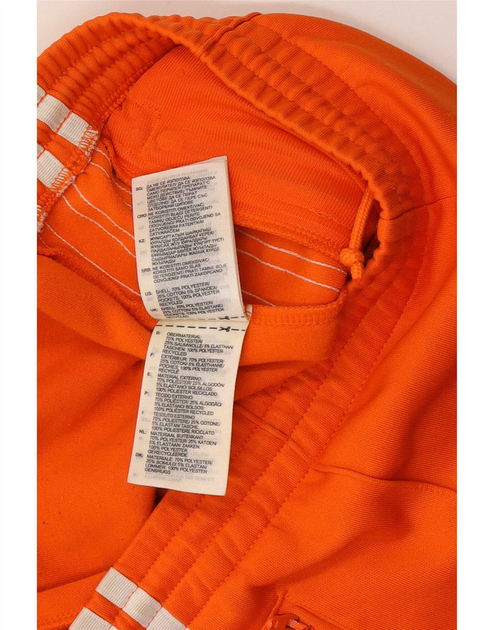 Damskie spodnie dresowe Adidas UK 8, małe, pomarańczowe, poliestrowe