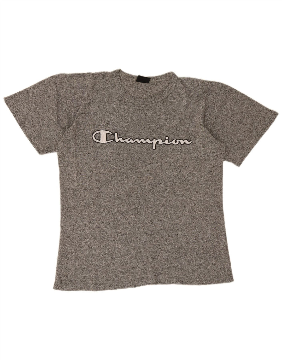 Męski T-shirt Champion z grafiką, duży, szary, nakrapiany