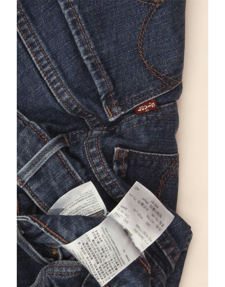 Damskie jeansy Levi's Slim W29 L30 Niebieskie bawełniane