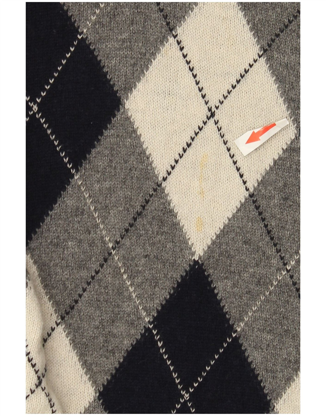 Męski sweter Marks & Spencer Blue Harbor z dekoltem w kształcie litery V, średnioszary