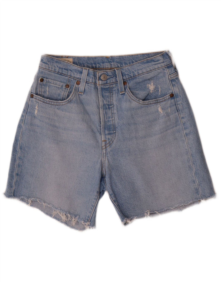 Damskie spodenki jeansowe Levi's 501 W26 Małe, niebieskie, bawełniane