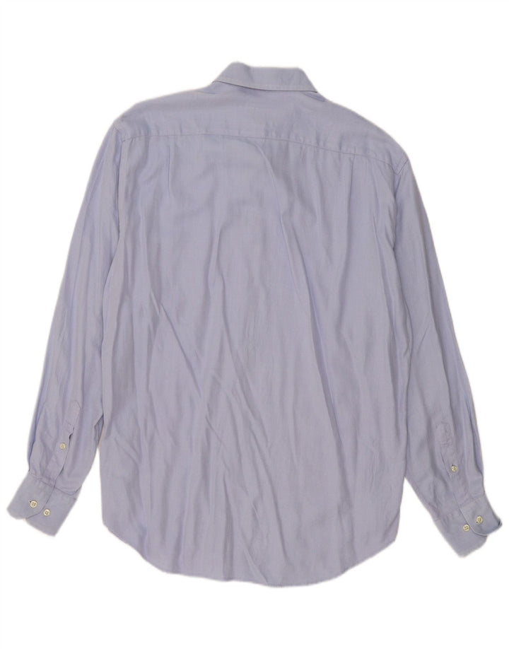 Koszula męska Massimo Dutti rozmiar 42 16 1/2 duża niebieska bawełna w jodełkę