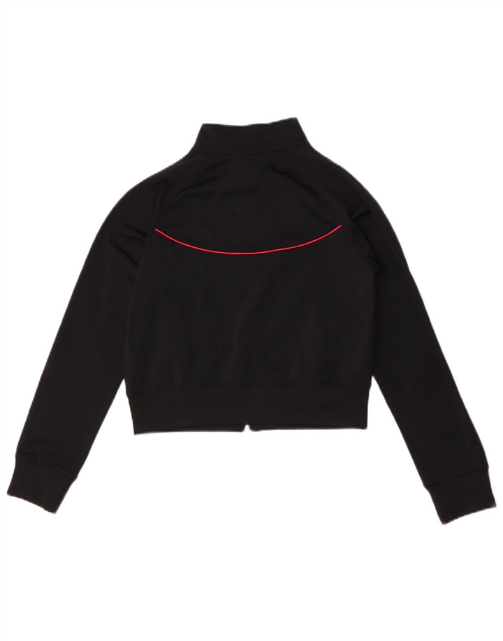 Kurtka dziewczęca Nike Crop Tracksuit Top 10-11 lat, średni czarny poliester
