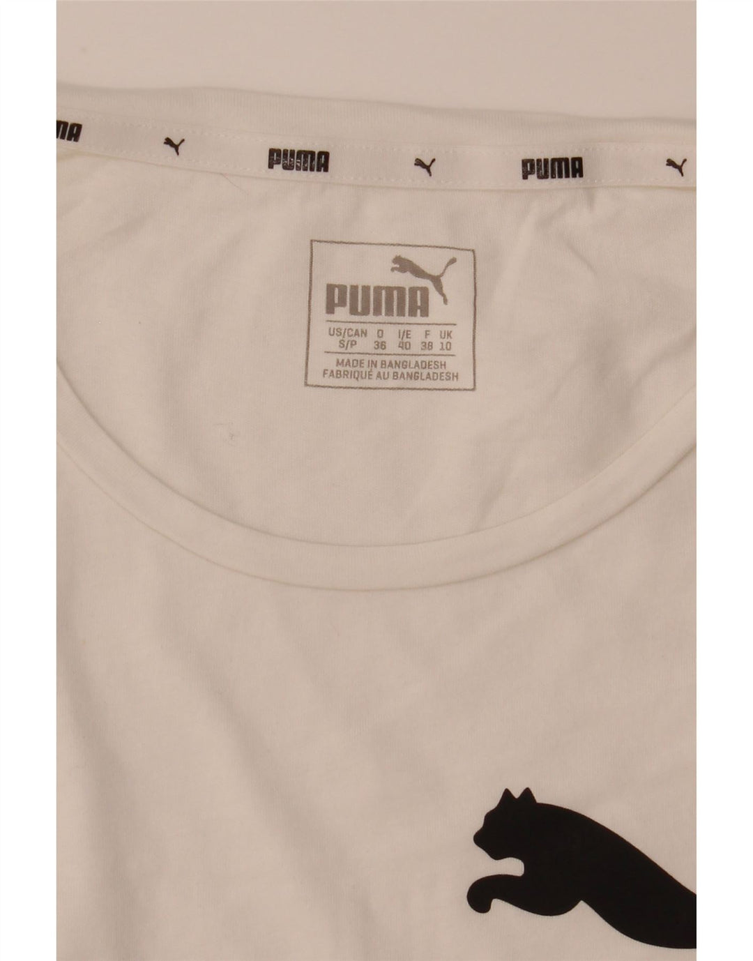 Damska koszulka z grafiką Puma Top UK 10, mała, biała