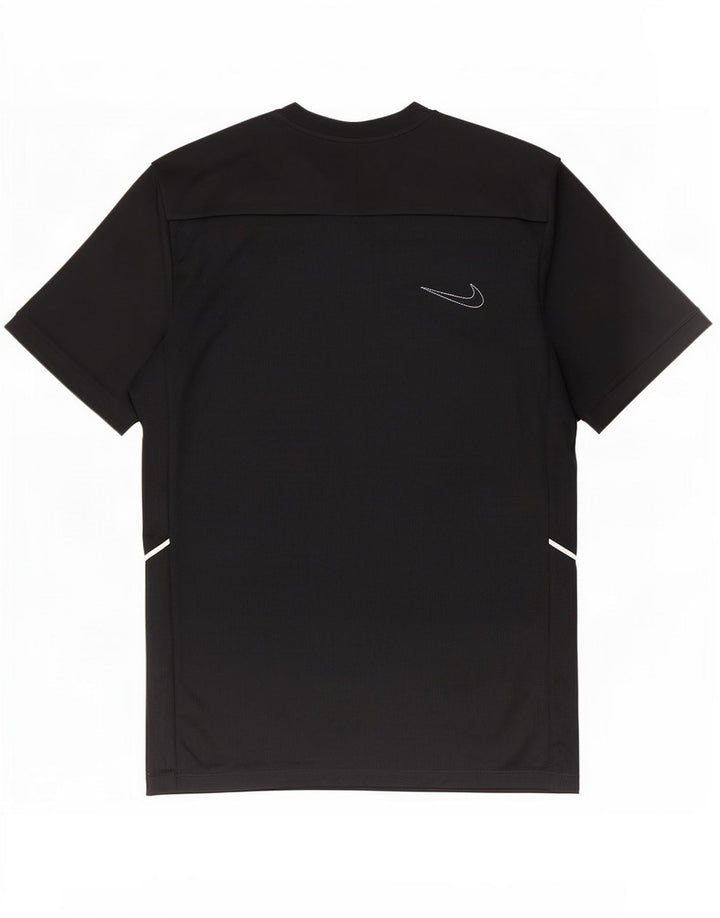 Męski T-shirt Nike Dri Fit Slim Top, średni czarny poliester