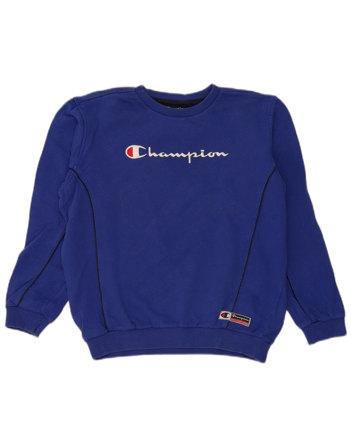 Chłopięca bluza z grafiką Champion, 13-14 lat, XL, niebieska
