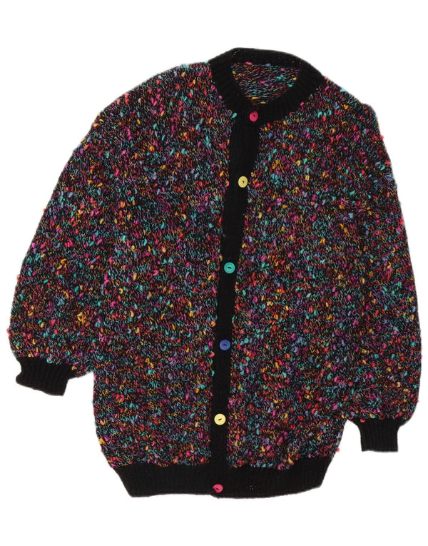 Sweter damski w stylu vintage, UK 14, średni, wielokolorowy, nakrapiany