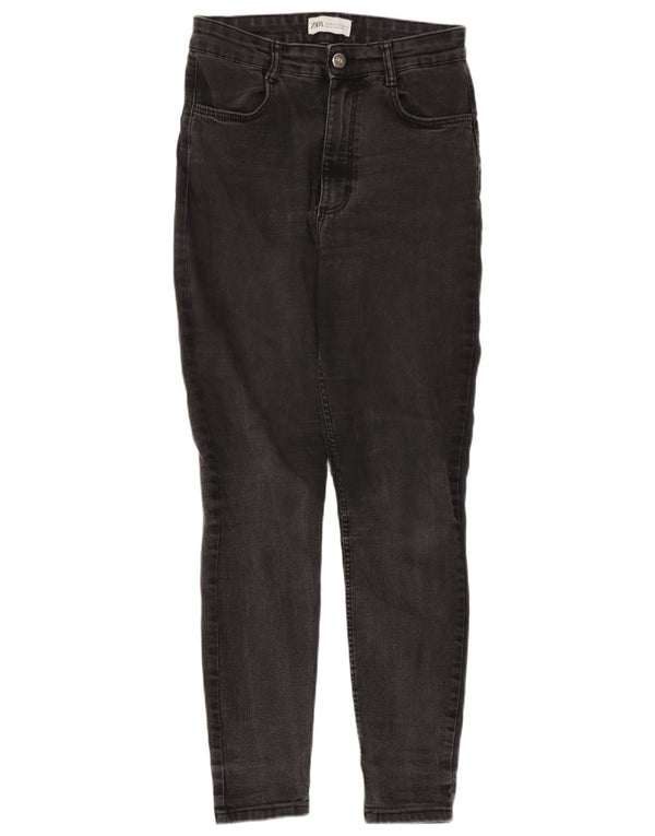 Damskie jeansy skinny Zara EU 38 Small W28 L26 Szara bawełna