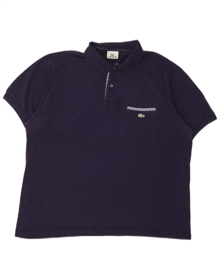 Męska koszulka polo Lacoste, rozmiar 5, duża, granatowa