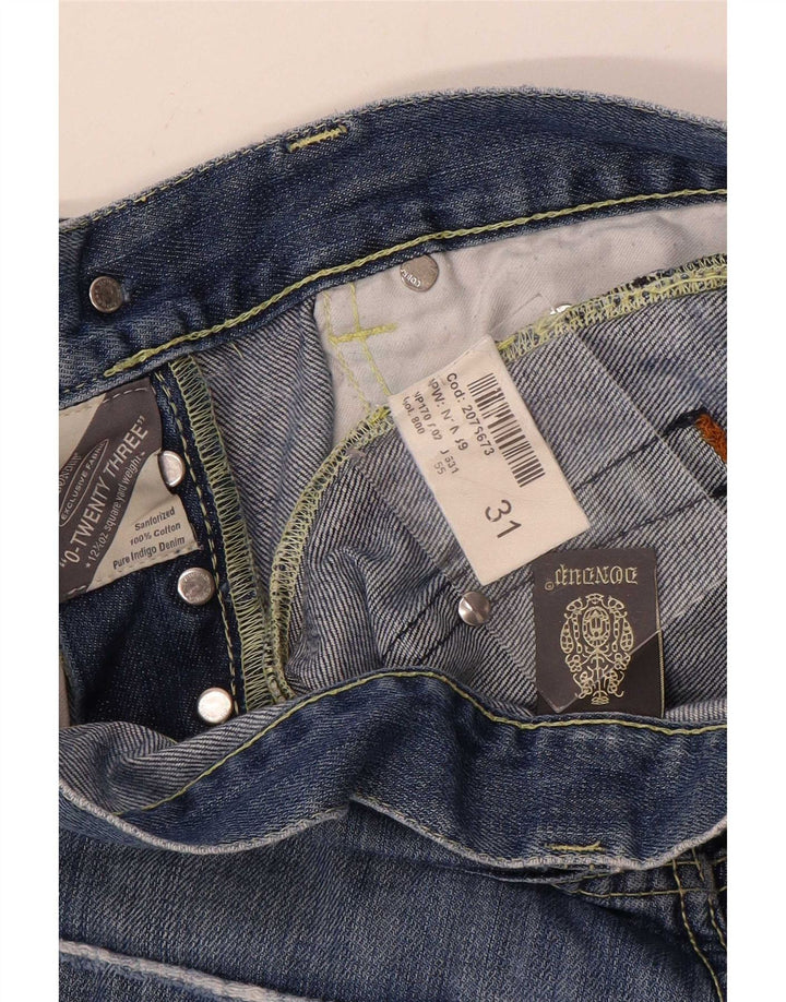 Dondup Męskie jeansy slim W31 L33 Niebieskie bawełniane