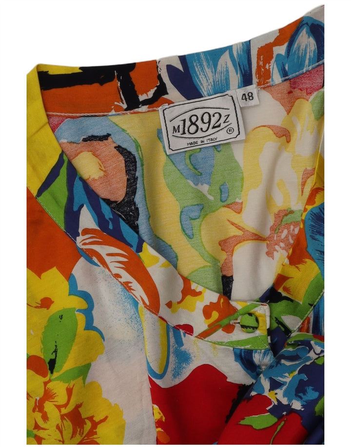 Bluzka damska Vintage Top IT 48 XL, wielobarwny, kwiatowy