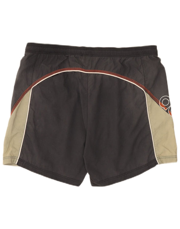 Męskie spodenki kąpielowe Adidas Graphic XL Szary nylon z blokami kolorów