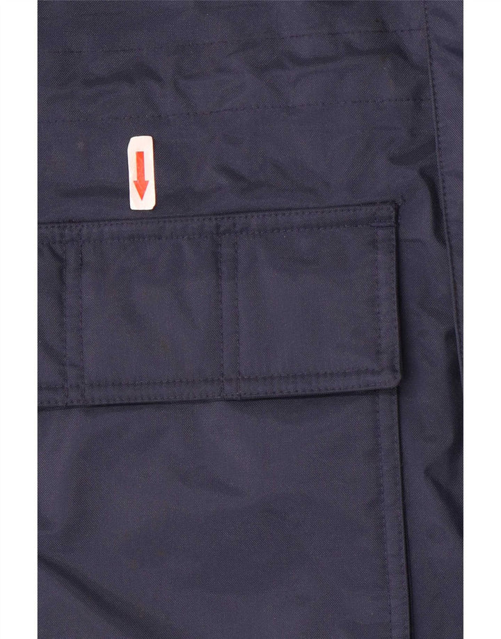Helly Hansen Męski płaszcz z kapturem, oversize, wyściełany UK 36, mały, granatowy