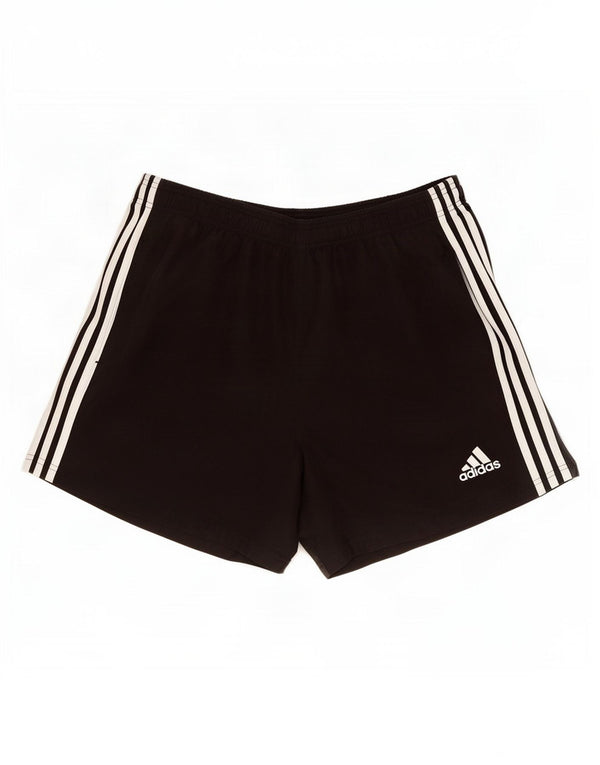Męskie spodenki sportowe Adidas, duże, czarne, poliestrowe