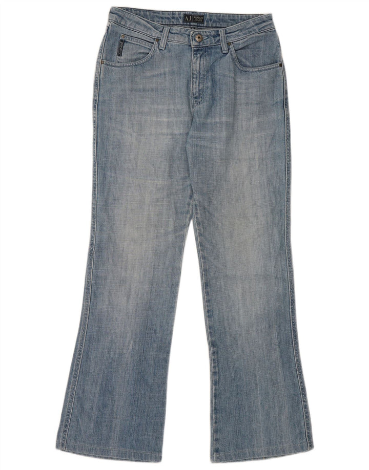 Damskie jeansy Bootcut Armani W30 L29 Niebieskie bawełniane
