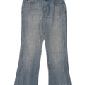 Damskie jeansy Bootcut Armani W30 L29 Niebieskie bawełniane