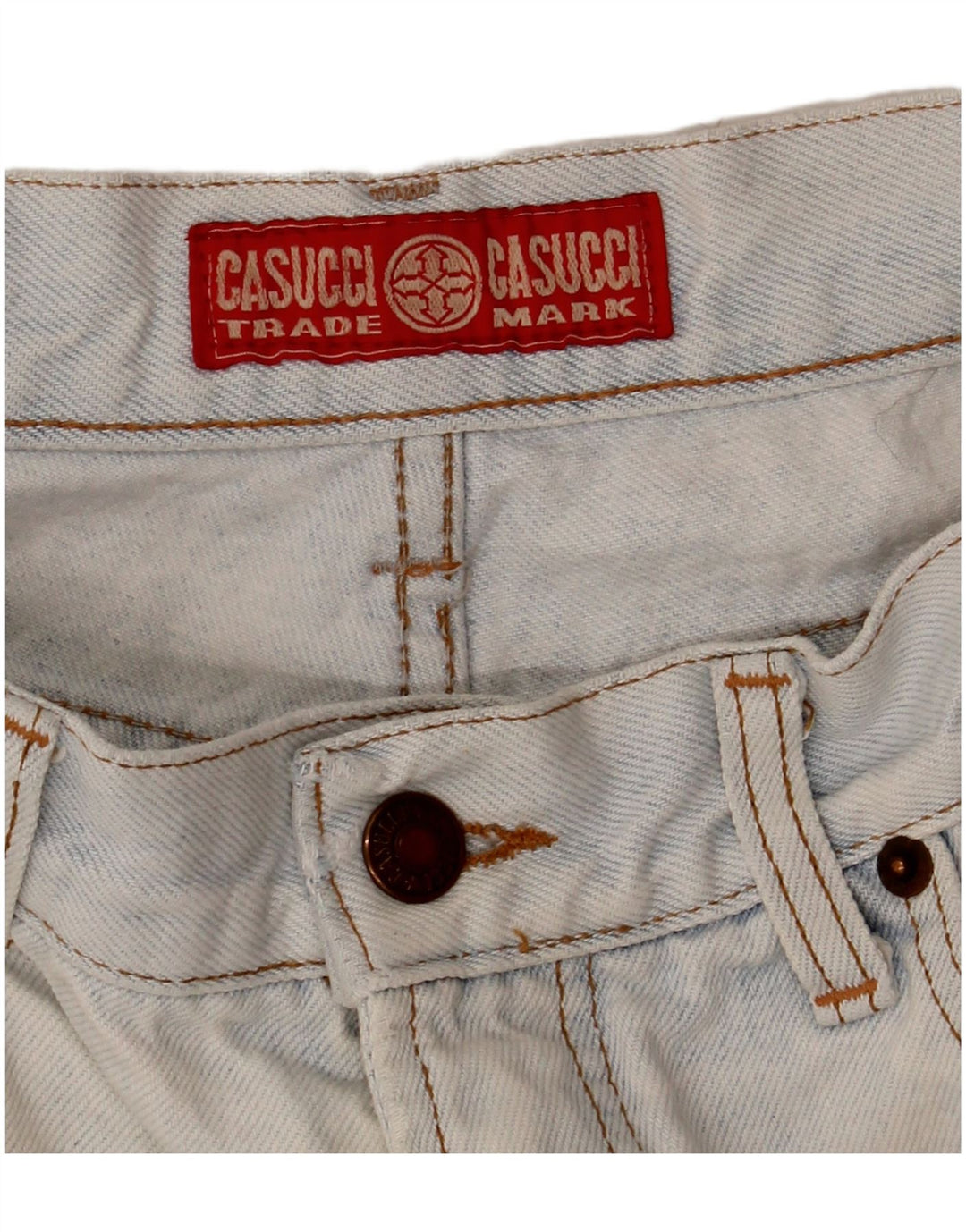 Męskie spodenki jeansowe Casucci Graphic W30 Medium Blue