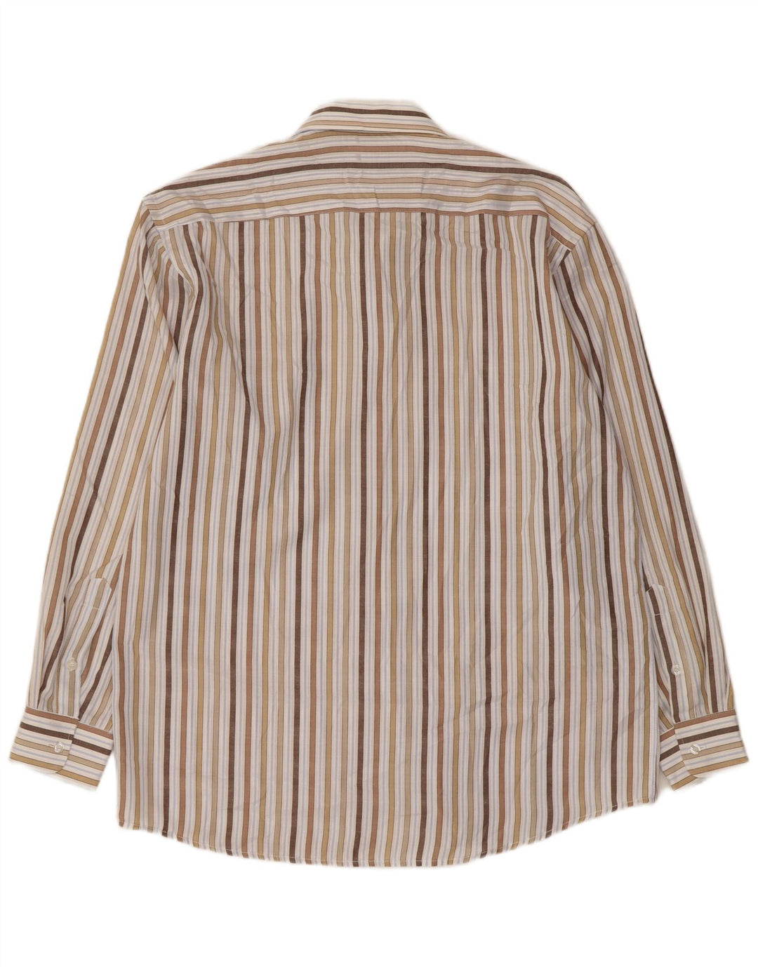 Koszula męska w stylu vintage, rozmiar 16 1/2 42, duża, wielobarwna bawełna w paski